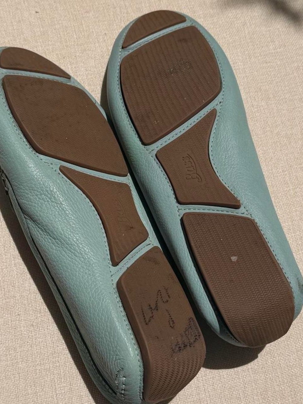 G.H. BASS Blue Missy Pebble Leather Penny Loafers Women's 11 M - Picture 6 of 6